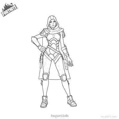 Free printable Vanguard Zadie 03 Coloring Page - Free PDF Printable Fortnite Coloring Sheets coloring page